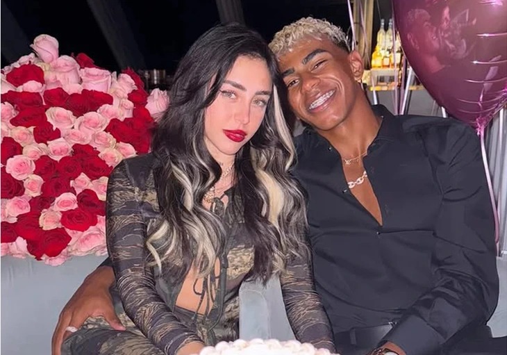 Yamal và Nicole lúc mới quen nhau - Ảnh: INSTAGRAM