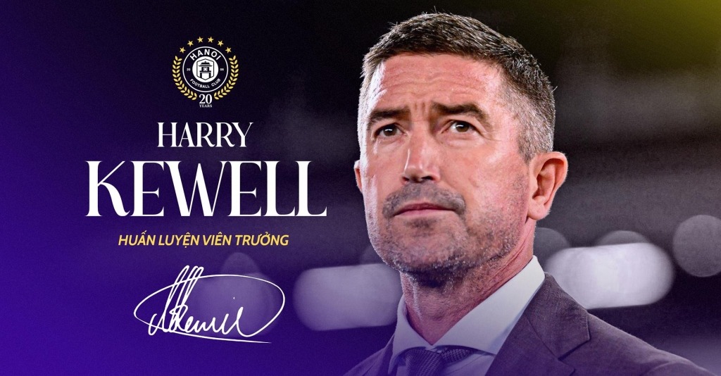 CLB H&agrave; Nội ch&iacute;nh thức ra th&ocirc;ng b&aacute;o về việc bổ nhiệm Harry Kewell l&agrave;m HLV trưởng của đội.