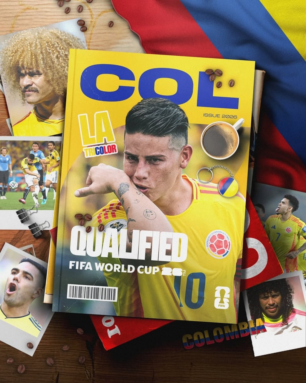 Colombia trở lại World Cup sau một kỳ vắng mặt.