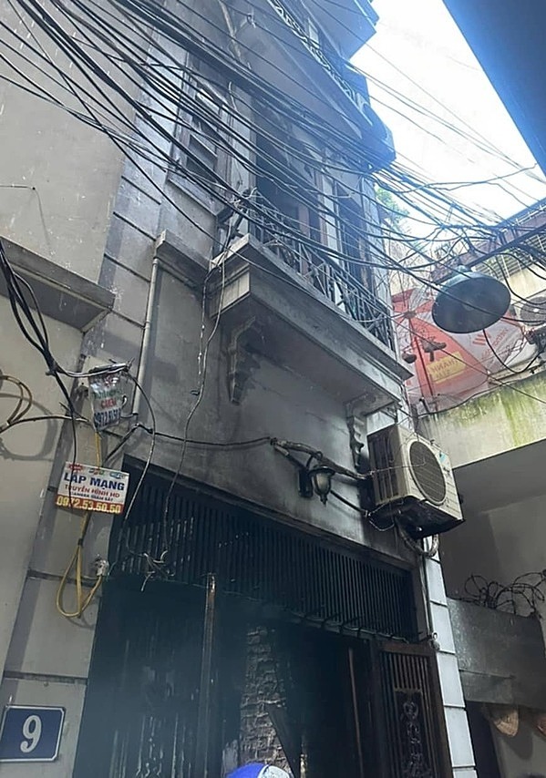 Ngôi nhà xảy ra vụ hỏa hoạn. Ảnh: CACC