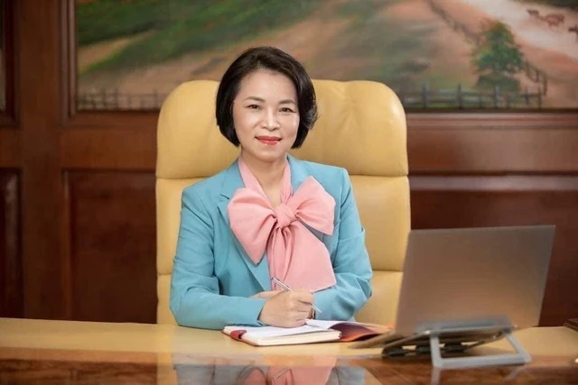B&agrave; Phạm Thu Hương - vợ &ocirc;ng Phạm Nhật Vượng.