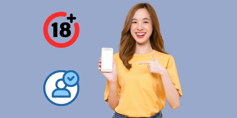 Người dùng phải xác minh tài khoản và đủ 18 tuổi để gửi mã mời